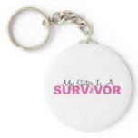 My Sister Is A Survivor (BCA Pink Ribbon) Keychain