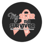 My Sister is a Survivor - Uterine Cancer stickers