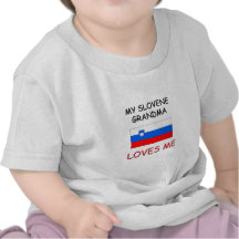 My Slovene Grandma Loves Me Tees