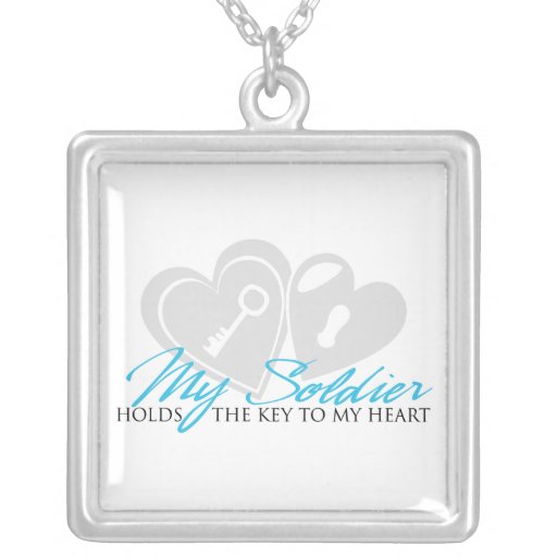 My Soldier Holds the Key to my Heart Jewelry