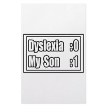 My Son Beat Dyslexia (Scoreboard)