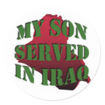 My Son Iraq Stickers (Lg)