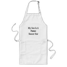 My Son Is A Future Soccer Star Aprons