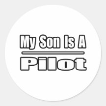 My Son Is A Pilot Stickers