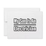 My Son Is An Electrician invitations