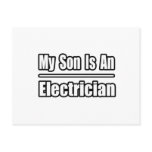 My Son Is An Electrician postcards