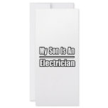 My Son Is An Electrician rack cards