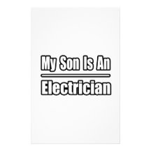 My Son Is An Electrician Stationery