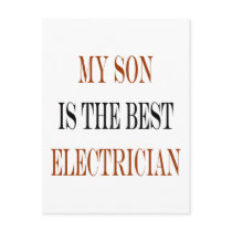 My Son Is The Best Electrician Post Cards