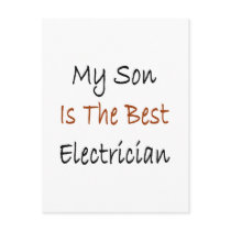 My Son Is The Best Electrician Post Card