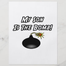 My Son Is The Bomb Full Colour Flyer