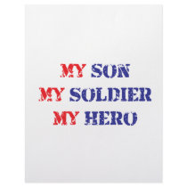 My son, my soldier, my hero customized letterhead