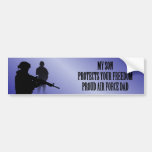 My Son Protects Your Freedom (Air Force Dad) Bumper Stickers