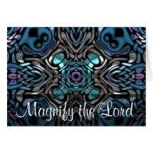 My soul sings the greatness of the Lord Luke 1:46 Greeting Cards