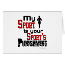 My Sport Is Your Sport's Punishment - Female Cards