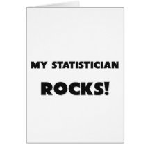 MY Statistician ROCKS! Cards