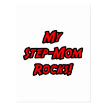 My Step-Mom Rocks Postcards