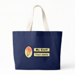 'My Stuff'. Personalized, Reusable Fabric Tote Bag