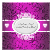 My Sweet Angel Valentine Card Personalized Announcements