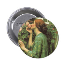 My Sweet Rose (Soul of the Rose) by Waterhouse Button