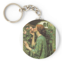 My Sweet Rose (Soul of the Rose) by Waterhouse Keychain