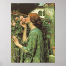 My Sweet Rose (Soul of the Rose) by Waterhouse Print
