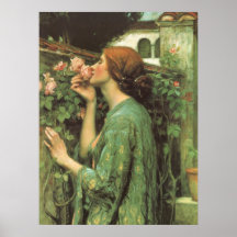 My Sweet Rose (Soul of the Rose) by Waterhouse Print