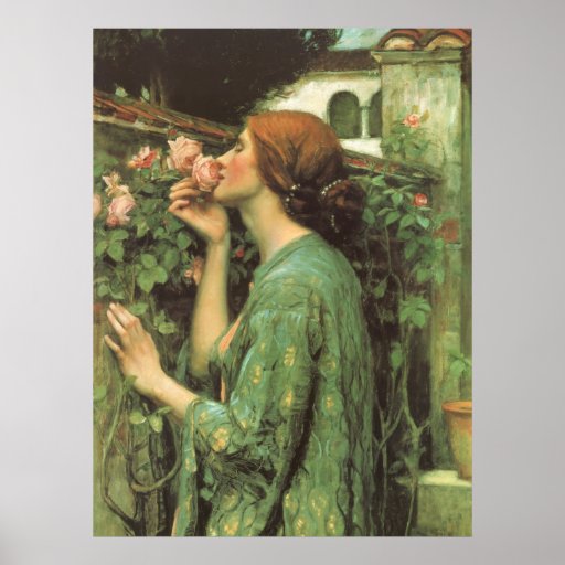 My Sweet Rose (Soul of the Rose) by Waterhouse Print
