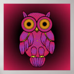 My$t Owl Dusk Prints