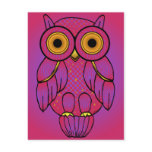 My$t Owl Glow Postcards