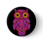 My$t Owl Midnight Button