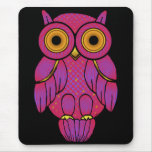 My$t Owl Midnight Mousepads