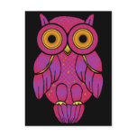 My$t Owl Midnight Postcard