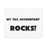 MY Tax Accountant ROCKS! Post Card