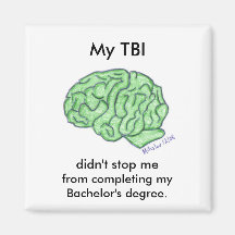 "My TBI didn't stop me..." - Bachelor's degree Magnet