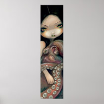 My Tentacled Friend ART PRINT octopus mermaid goth