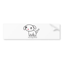 My Tiny Doggy Bumper Sticker