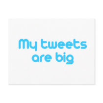 My tweets are big
