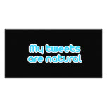 My tweets are natural photo cards