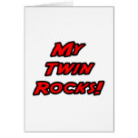 My Twin Rocks Greeting Cards