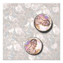 My Two Cents Worth (Lightened Background) Invitation