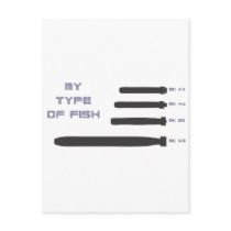 My Type of Fish Post Card