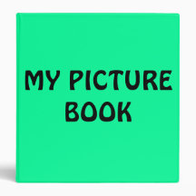 My Very Own Picture Book 3 Ring Binders
