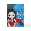 "My Very Strange Valentine" Greeting Card
