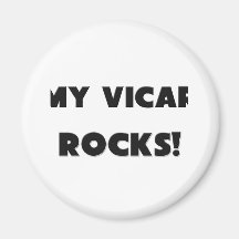 MY Vicar ROCKS! Magnet