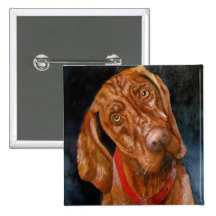 My Vizsla Button
