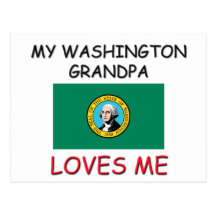 My Washington Grandpa Loves Me Postcards