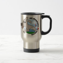 My Weimaraner Loves Agility Travel Mug