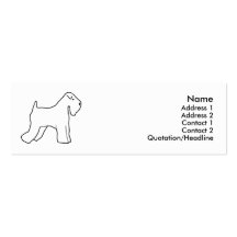 "My Wheaten Terrier" Business Card Template