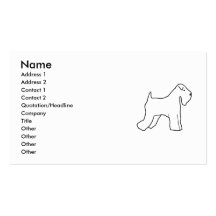 "My Wheaten Terrier" Business Cards